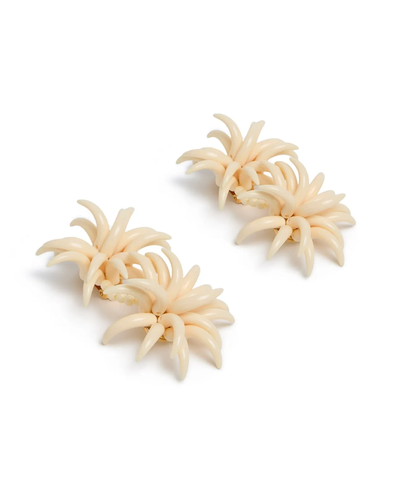 Cheap La DoubleJ Primavera EarringsSolid Ivory in Acrylic Resin