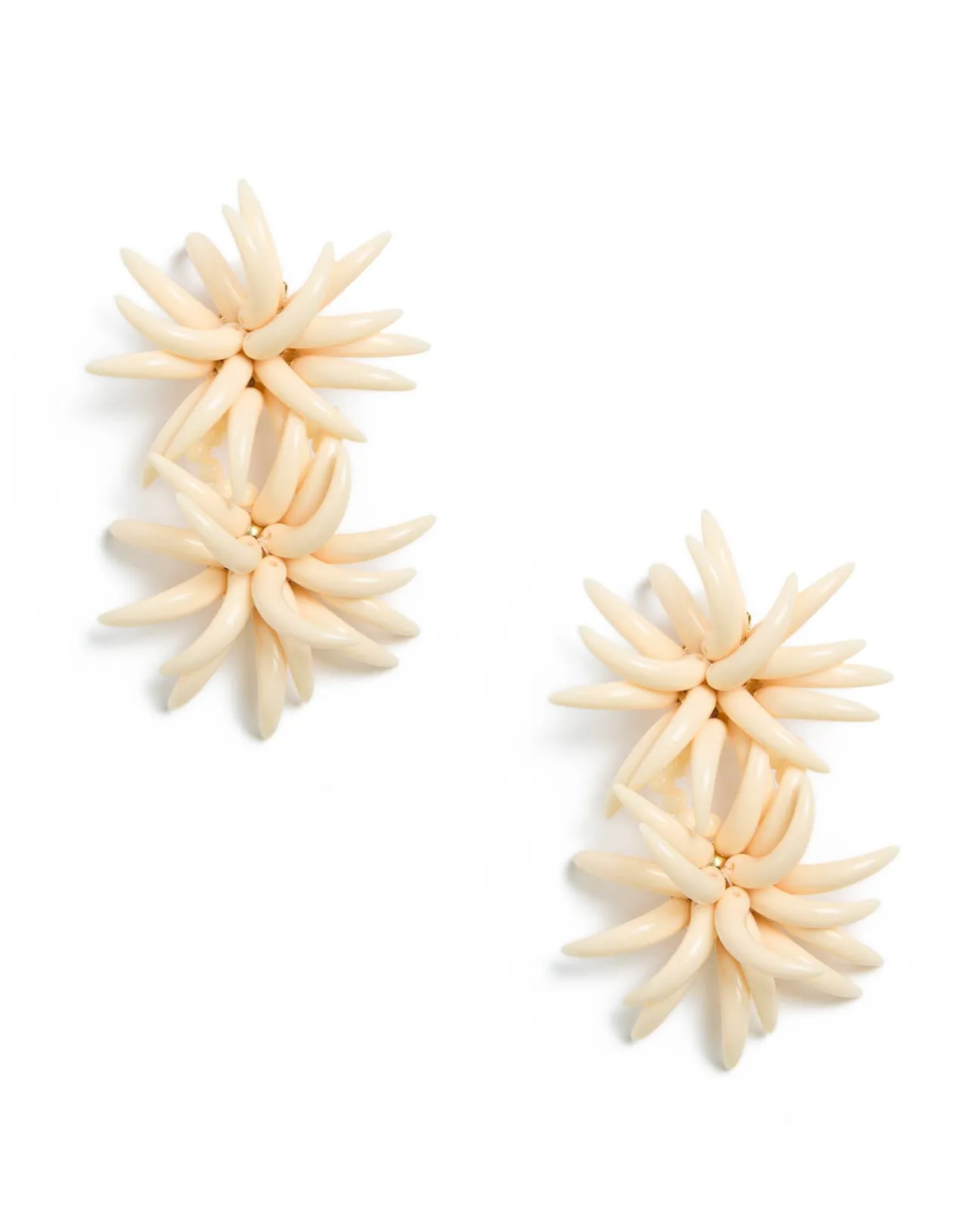 Cheap La DoubleJ Primavera EarringsSolid Ivory in Acrylic Resin