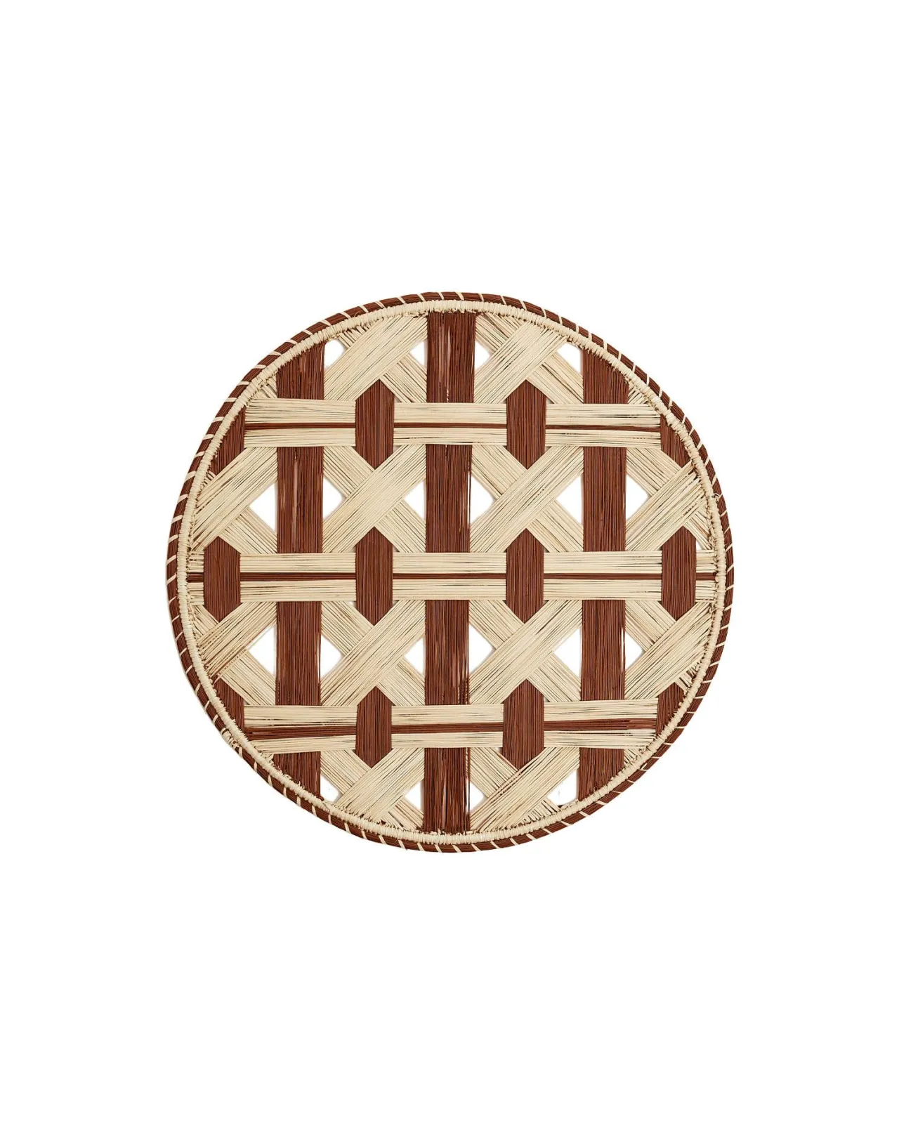 Discount La DoubleJ Raffia Placemats Set Of 2Napoli Cioccolato in Iraca