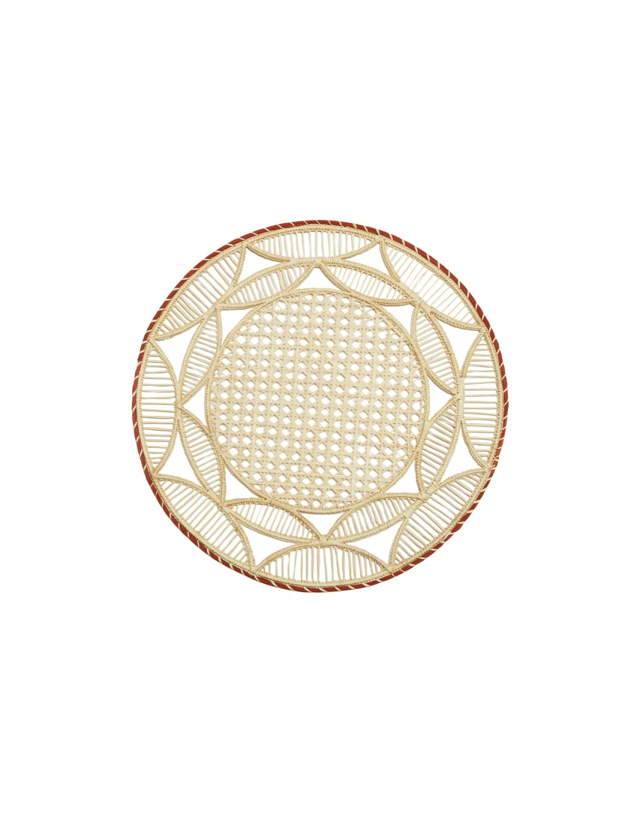 Online La DoubleJ Raffia Placemats Set Of 2Sol Brick in Raffia