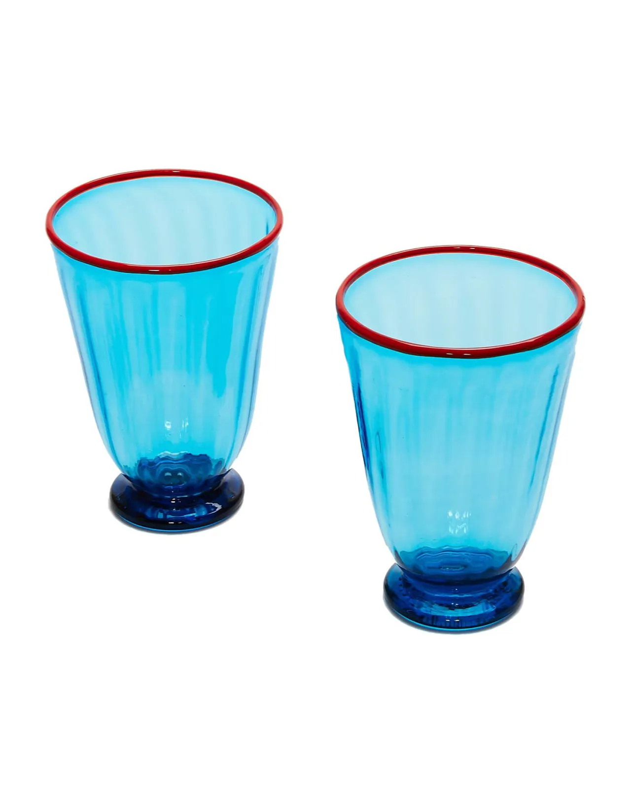 Cheap La DoubleJ Rainbow Glass Set of 2Turquoise in Glass