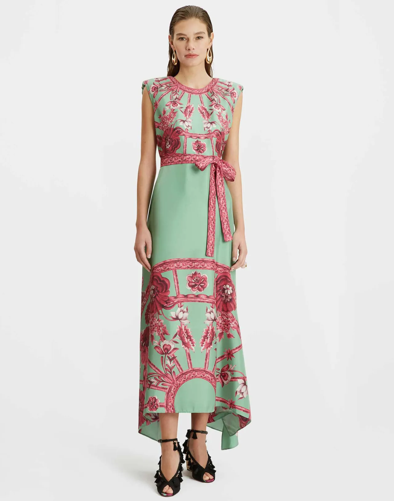 Flash Sale La DoubleJ San Carlo DressZodiac Placée Acquamarine in Silk Twill