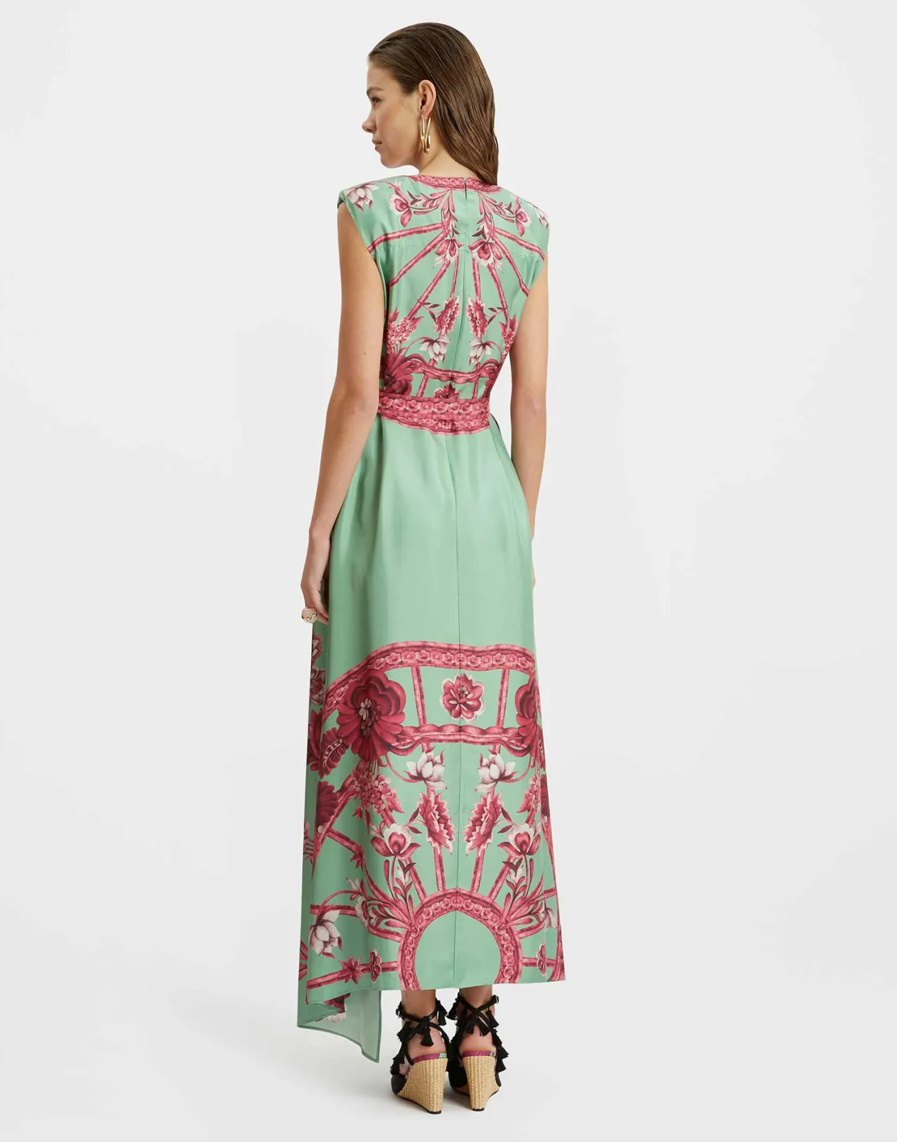 Flash Sale La DoubleJ San Carlo DressZodiac Placée Acquamarine in Silk Twill