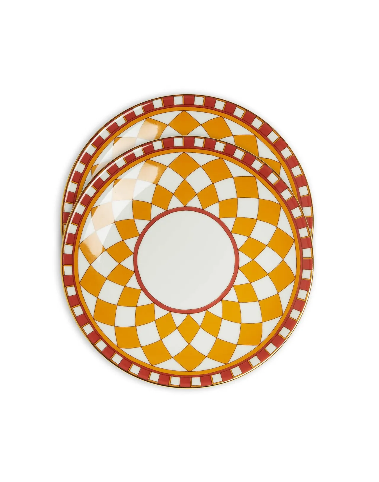 Best La DoubleJ Side Plates Set Of 2Apollo Yellow in Porcelain