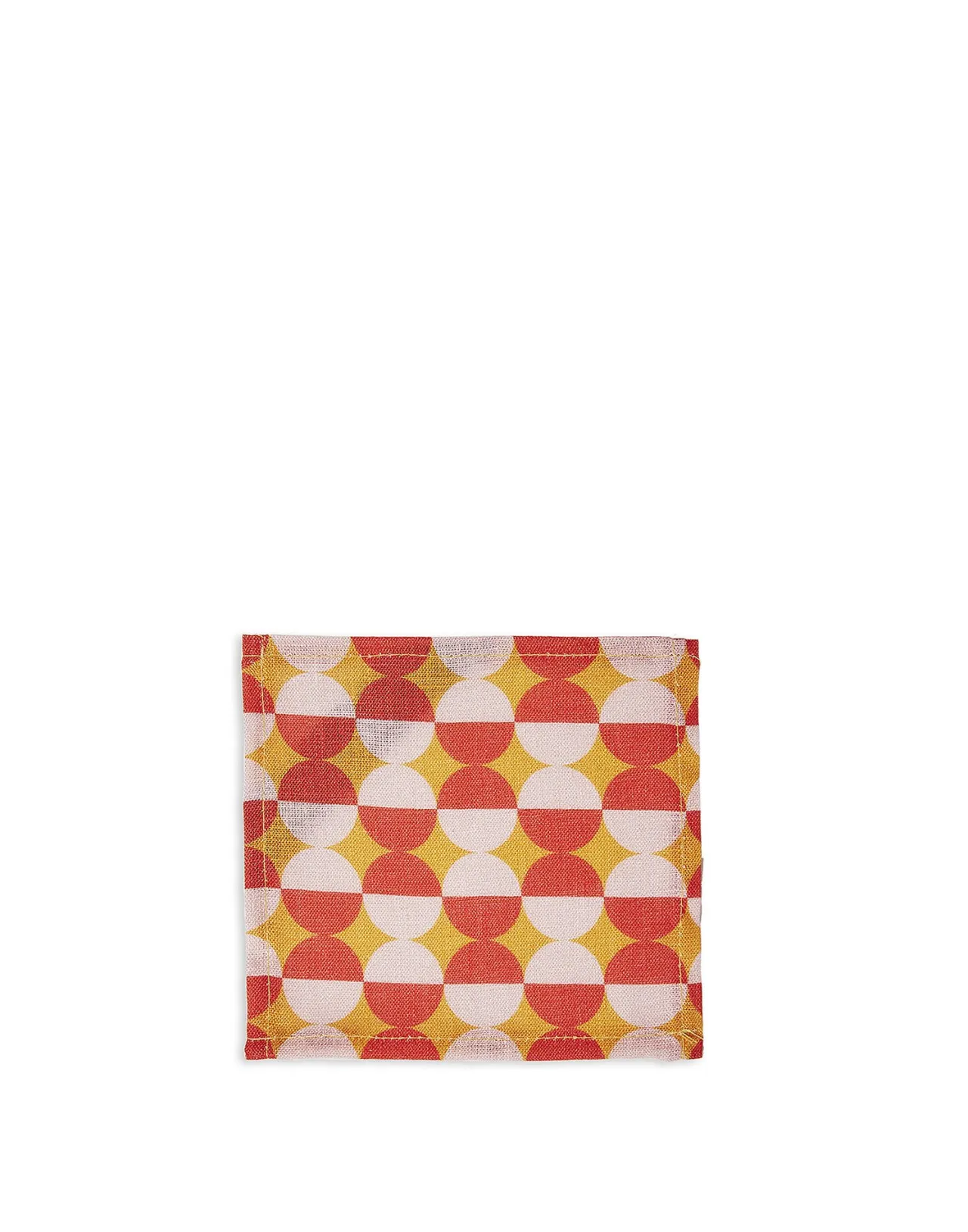 New La DoubleJ Small Napkins Set Of 4Mezzaluna Mix in Linen