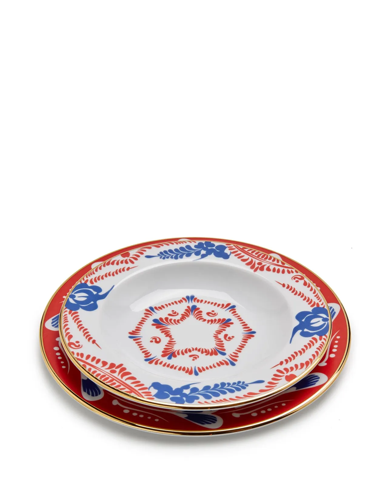 Store La DoubleJ Soup & Dinner Plate SetTransylvania in Porcelain