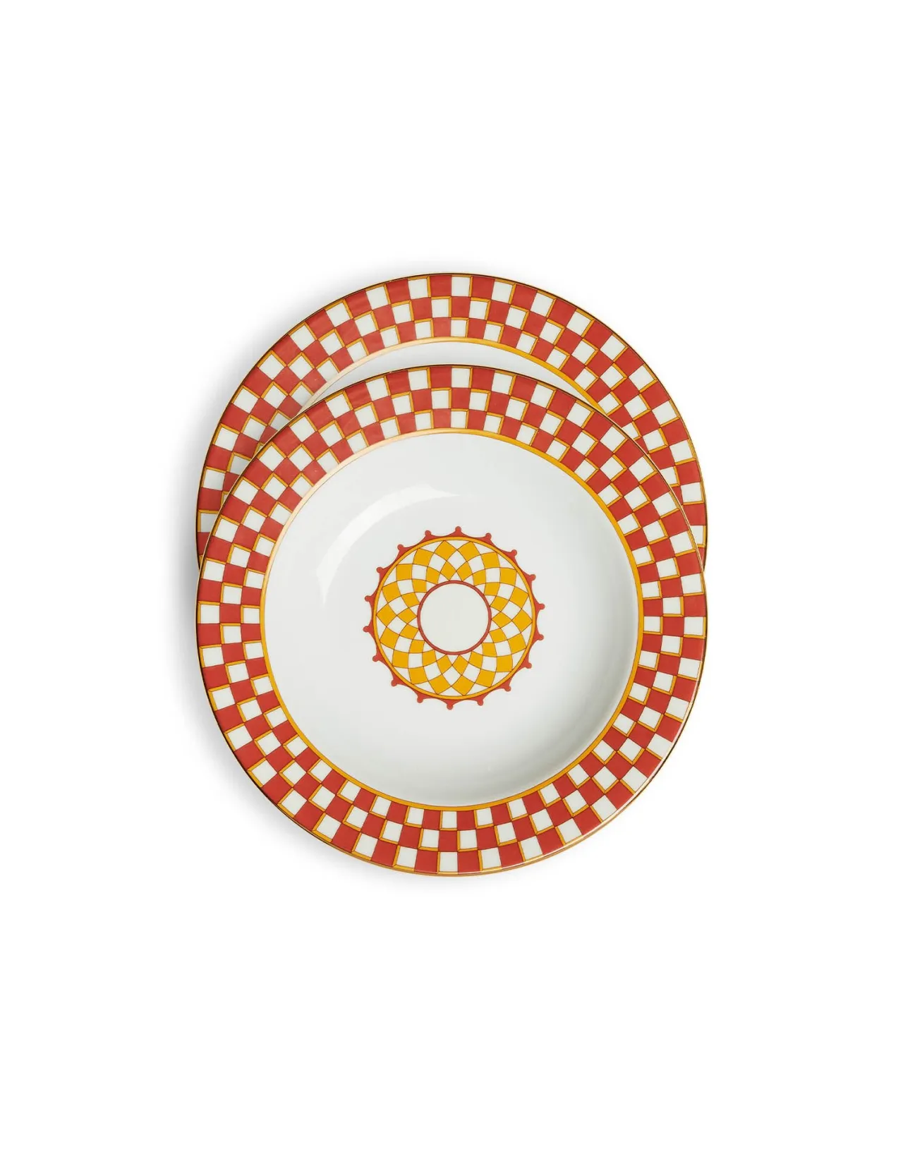 Clearance La DoubleJ Soup Plates Set Of 2Apollo Brick in Porcelain