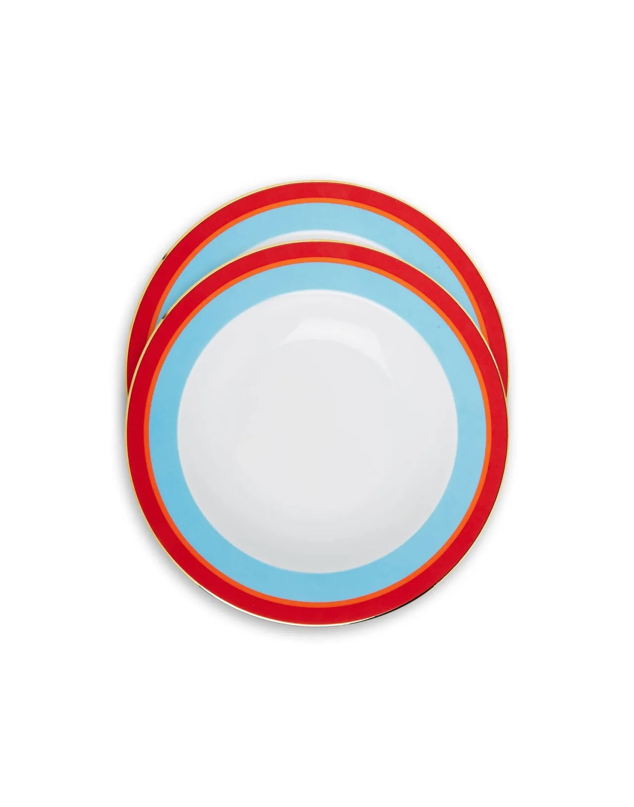 Cheap La DoubleJ Soup Plates Set Of 2Rainbow Azure in Porcelain