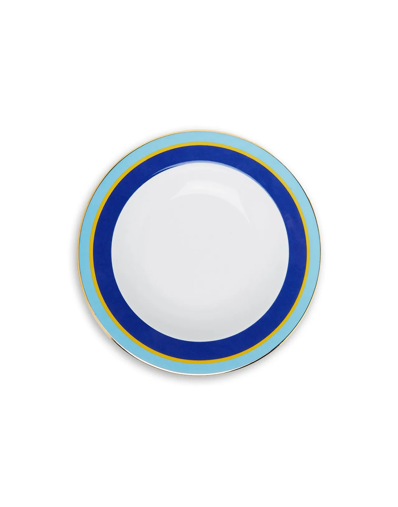 Outlet La DoubleJ Soup Plates Set Of 2Rainbow Blue in Porcelain