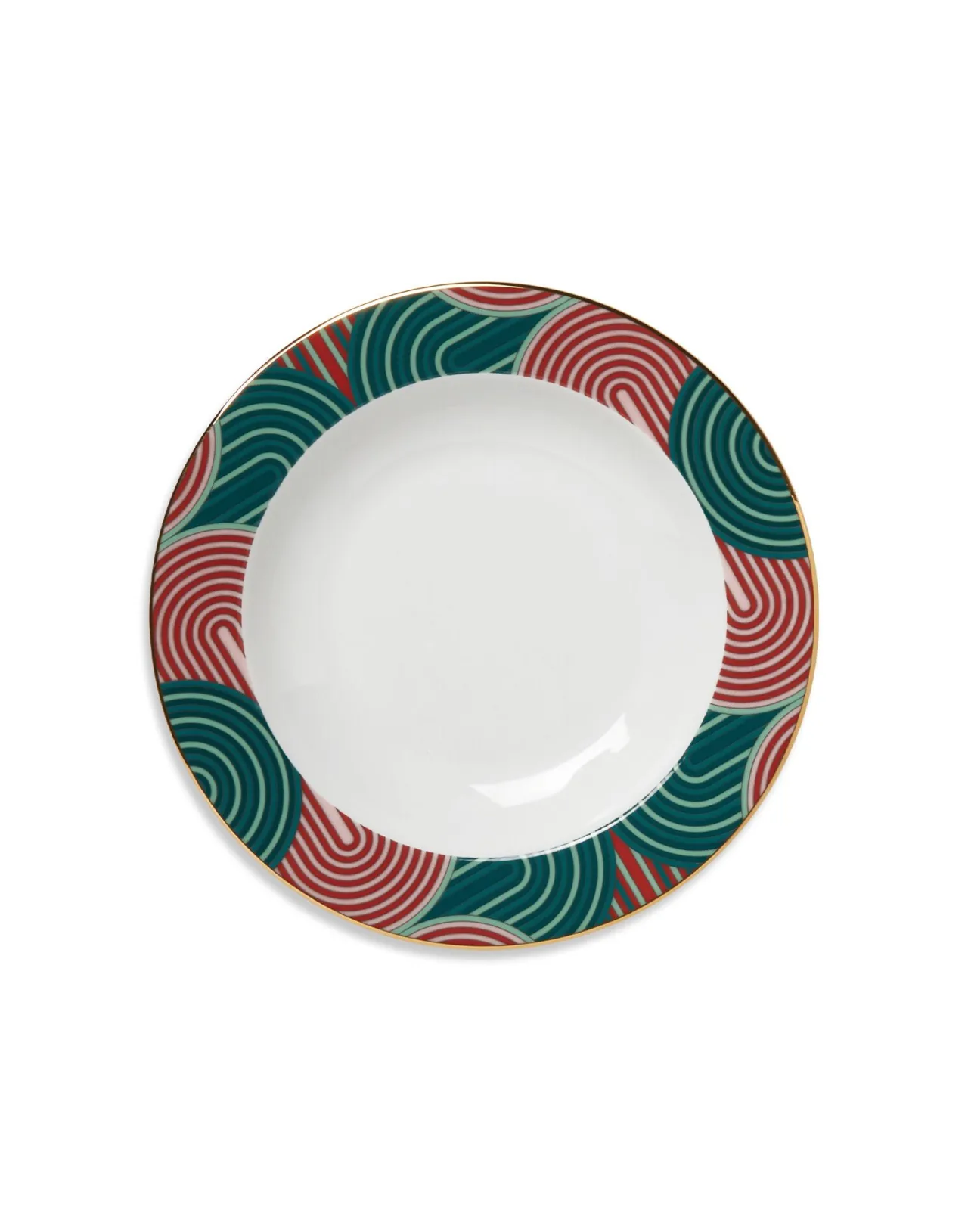 Outlet La DoubleJ Soup Plates Set Of 2Slinky Green in Porcelain