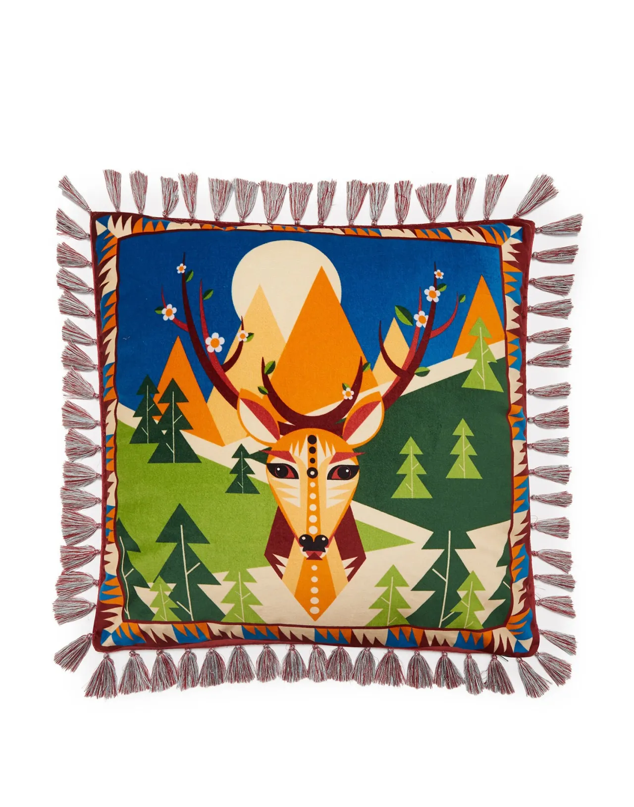 Best La DoubleJ Spirit Animal CushionDeer in Cotton Velvet