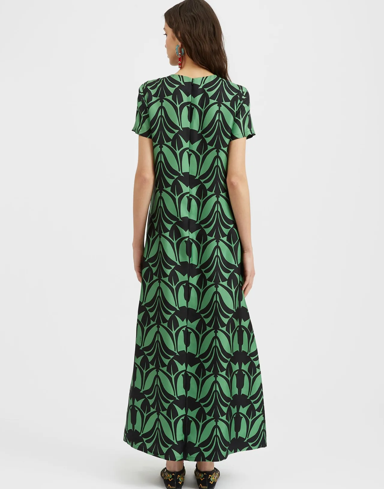 Flash Sale La DoubleJ Swing DressPapyrus in Silk Twill