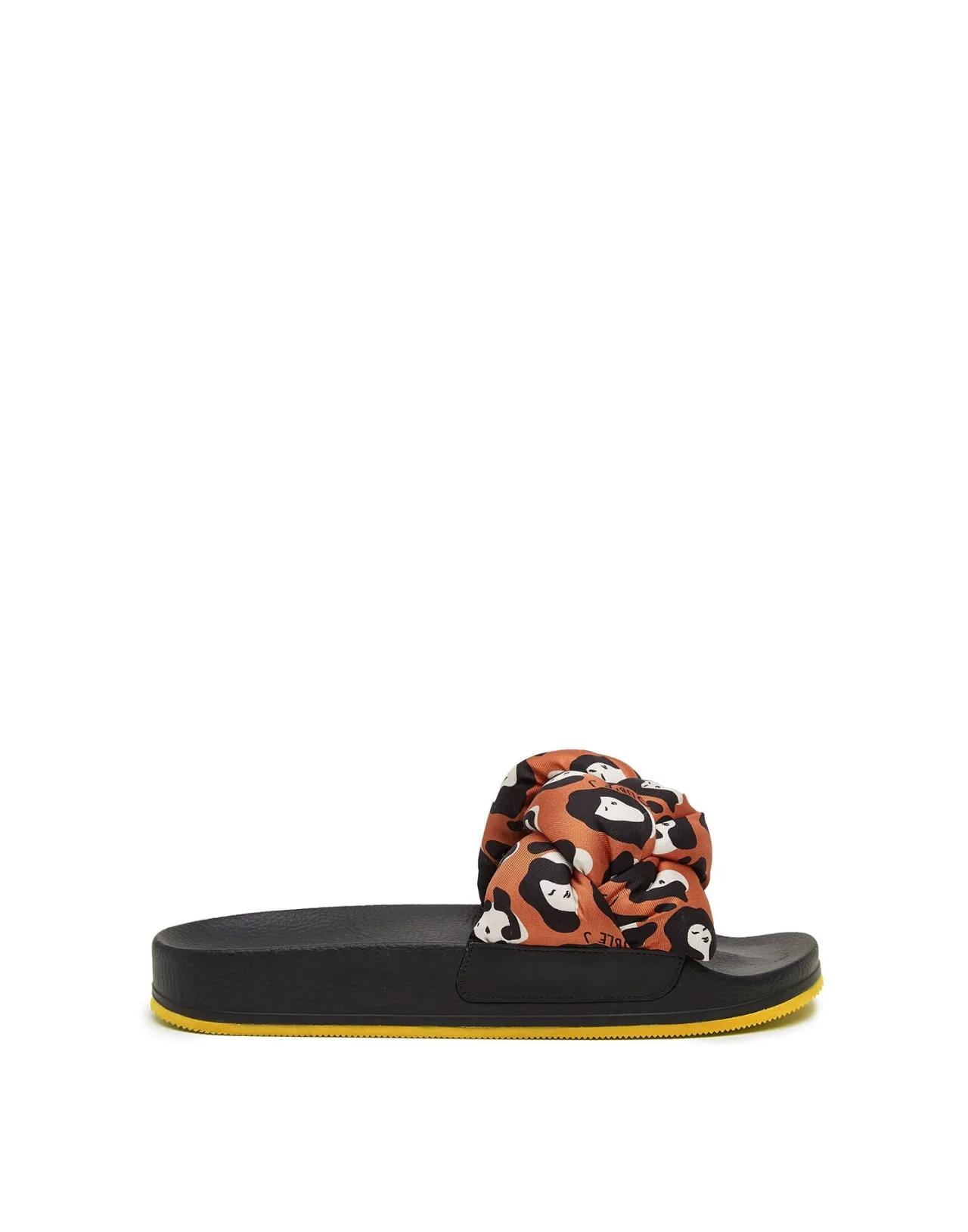 Fashion La DoubleJ Treccia SlidesLady Leopard in Twill