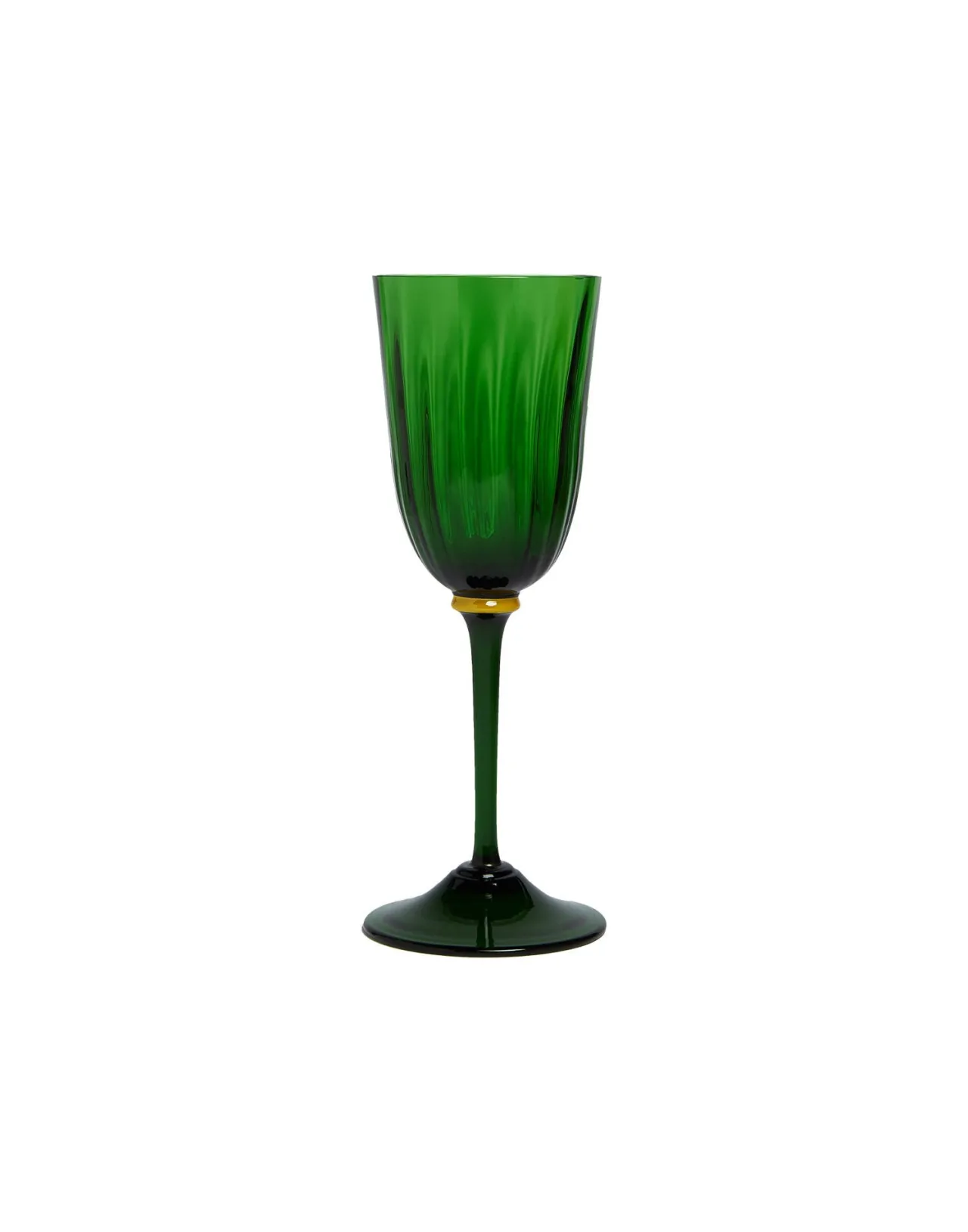 Online La DoubleJ Wine Glasses Set Of 2Green in Murano Glass