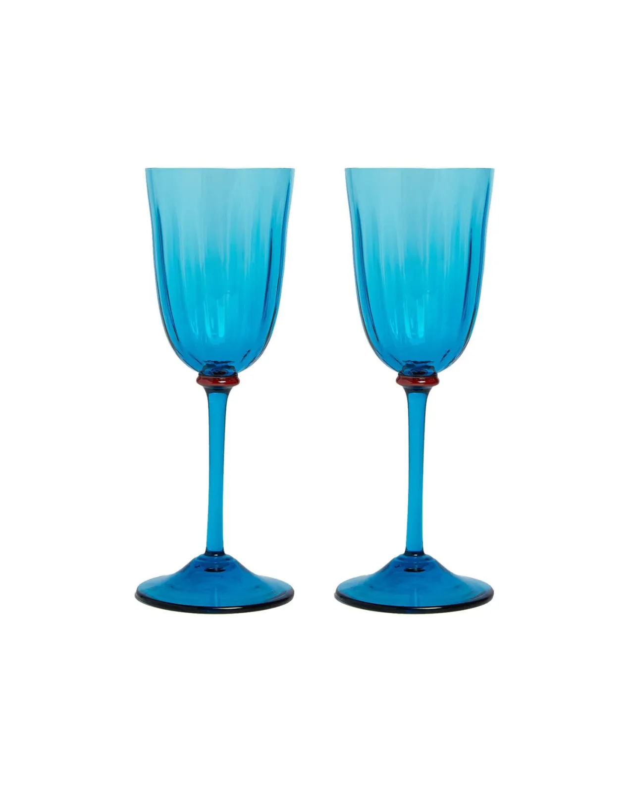 Outlet La DoubleJ Wine Glasses Set Of 2Turquoise in Murano Glass