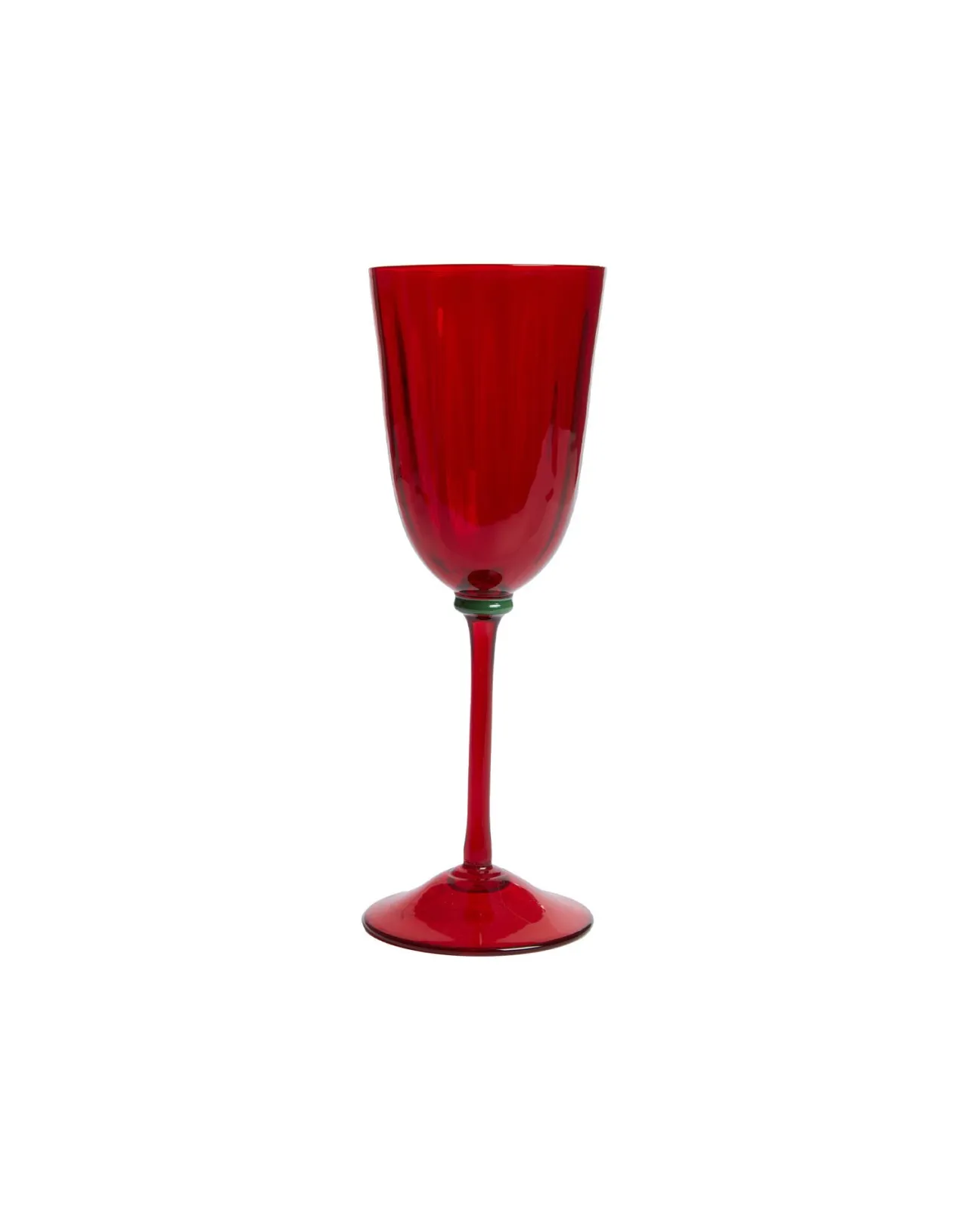 Fashion La DoubleJ Wine Rainbow Glasses Set Of 2Red in Murano Glass